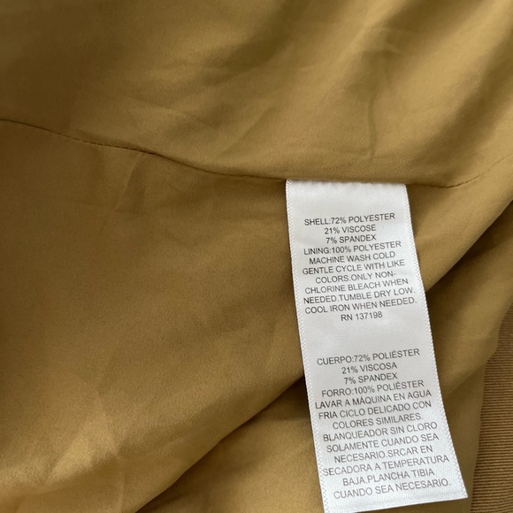 NWT Danielle Bernstein Women's Flap Pockets Work Wear One-Button Blazer L 2563 - Picture 4 of 5